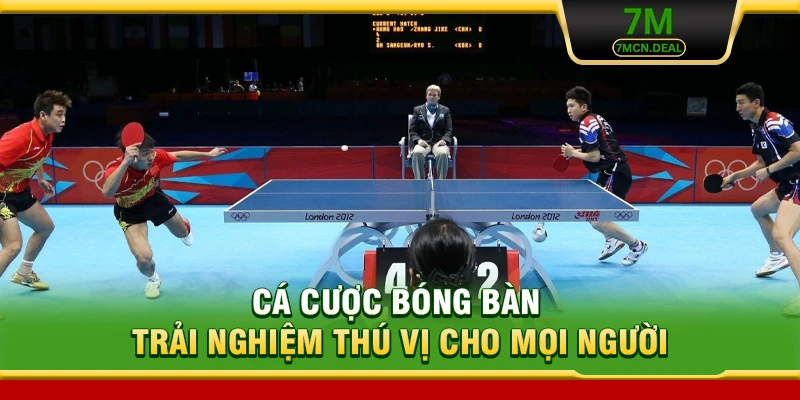 Cá Cược Bóng Bàn - Trải Nghiệm Thú Vị Cho Mọi Người Chơi 